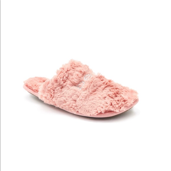 bebe Shoes - NIB Bebe Charee Womens Faux Fur Slippers